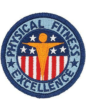 Physical Fitness Full Color Patch (P-PHYFI-F)