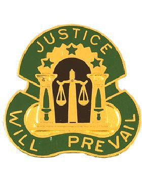 0003 Military Police Group Unit Crest (Justice Will Prevail)