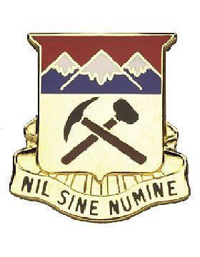 Colorado State Area Command HQ ARNG Unit Crest (Nil Sine Numine)