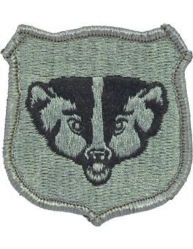 Wisconsin National Guard Headquarters ACU Patch with Fastener (PV-NG-WI)