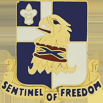 0122 Regiment Unit Crest (Sentinel Of Freedom)