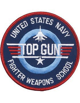 N-505 United States Navy Fighter Weapons School Round Patch 3"
