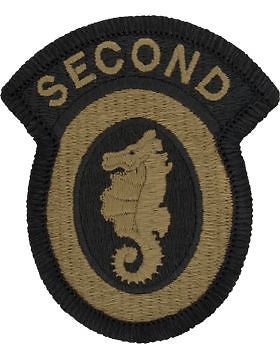 0002 Engineer Bde with Tab Scorpion Patch with Fastener (PMV-0002K)