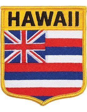 Hawaii 3 3/4" Shield (N-SS-HI1) with Gold Border