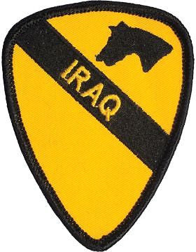 N-480 1 Cavalry Iraq Patch 3 1/2"