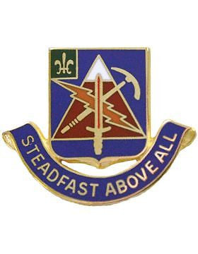 0004 Bde 10 Mountain Div Special Troops Bn Unit Crest (Streadfast Above All)
