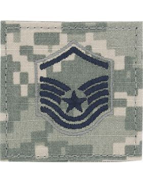 AF-SV-206 Master Sergeant ACU Digital Blue Thread with Fastener