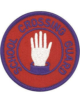 Novelty (U-N345) School Crossing Guard 3" Patch