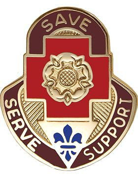 0339 Combat Support Hospital Unit Crest (Save Serve Support)