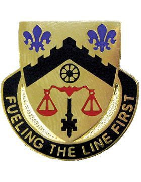 0371 Support Bn Unit Crest (Fueling The Line First)