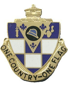 0178 Infantry IL ARNG Unit Crest (One Country - One Flag)