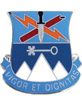 0002 Bde 10 Mountain Special Troops Bn Unit Crest (Vigor Et Dignitas)