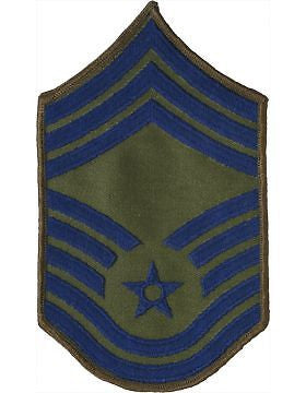 USAF Chevron (AF-C210/S) Chief Master Sergeant Subdued Small (Pair)