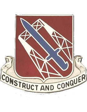 1030 Transportation Bn Unit Crest (Construct And Conquer)
