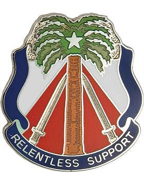0211 Support Group Unit Crest (Relentless Support)