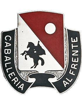 0192 Cavalry Unit Crest (Caballeria Al Frente)