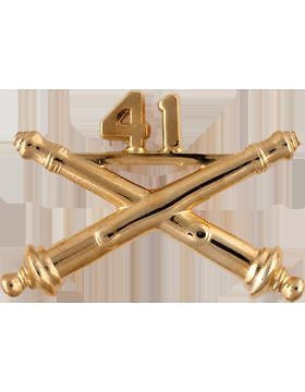 No-Shine (NS-RO-FA-041) 41st Field Artillery Officer Regimental BOS (Pair)