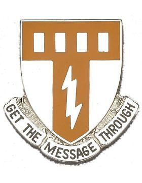 0249 Signal Bn Unit Crest (Get The Message Through)