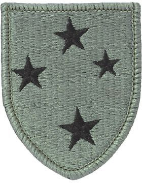 0023 Infantry Division ACU Patch with Fastener (PV-0023B)
