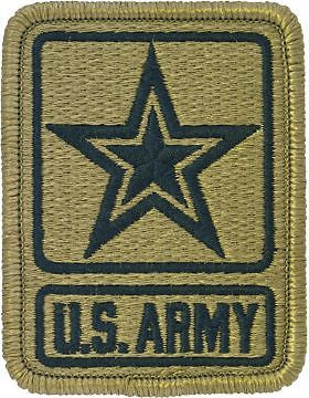 Army Of One Star Scorpion Patch with Fastener (PMV-ARMY)