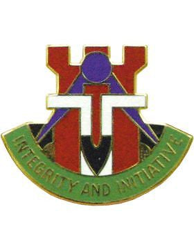0194 Engineer Bde Unit Crest (Integrity And Initiative)