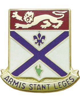 0169 Infantry Unit Crest (Armis Stant Leges)