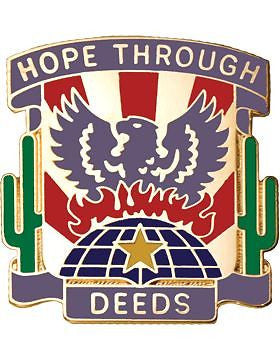 0492 Civil Affairs Bn Unit Crest (Hope Through Deeds)