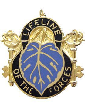 0383 Quartermaster Bn Unit Crest (Lifeline Of The Forces)