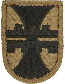 0412 Engineer Brigade Scorpion Patch with Fastener (PMV-0412A)