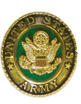 No-Shine (NS-T401) U.S Army Ring Lapel Pin 2 Piece