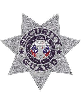 Novelty (U-N203S) Security Guard Seven Point Star Silver (#112S)