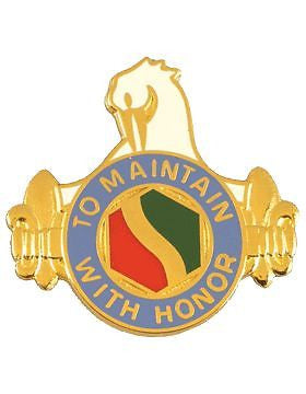 0165 Quartermaster Bn Unit Crest (To Maintain With Honor)