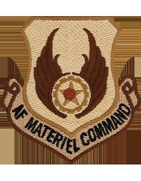 USAF Material Command Desert Patch No Fastener