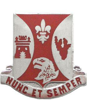 0196 Regiment Unit Crest (Nunc Et Semper)