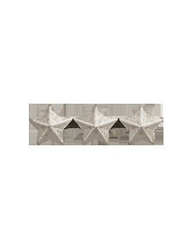 Ribbon Device (R-D106B) 3/16 Silver Star 3-On