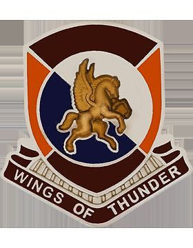 1204 Support Bn (Right) Unit Crest (Wings of Thunder)