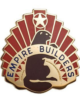 Oregon State HQ ARNG (Right) Unit Crest (Empire Builders)