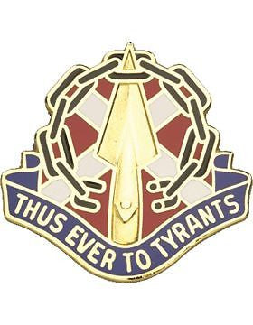 Virginia State HQ ARNG Unit Crest (Thus Ever To Tyrants)