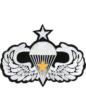 N-062 Senior Parachutist Badge with Gold Star Large