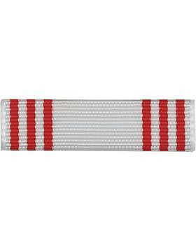 Ribbon (U-R323) White and Red Pattern