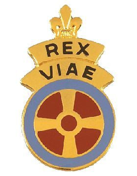 0180 Transportation Bn Unit Crest (Rex Viae)