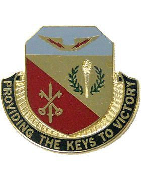0201 Quartermaster Unit Crest (Providing The Keys To Victory)