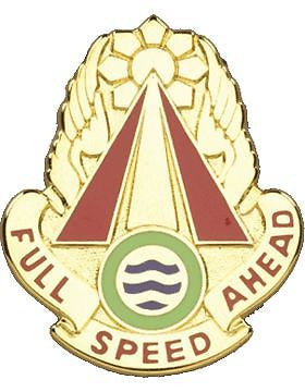 0071 Transportation Battalion Unit Crest (Full Speed Ahead)