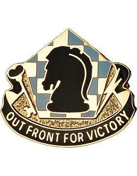 0505 Military Intelligence Group Unit Crest (Out Front For Victory)