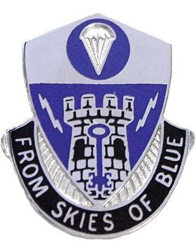 0002 Bde 82 Airborne Special Troops Bn Unit Crest (From Skies Of Blue)