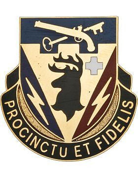 Special Troops Bn 086 Infantry Bde Unit Crest (Procinctu Et Fidelis)