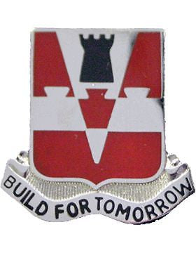 0876 Engineer Bn Unit Crest (Build For Tomorrow)