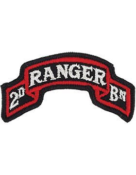 0075 Infantry 2nd Battalion Scroll Full Color Patch (P-0075E-F)