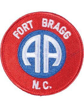 N-127 Fort Bragg North Carolina Patch Three Colors 3"