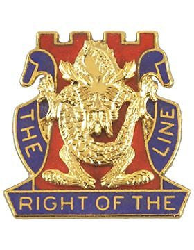 0014 Infantry Unit Crest (The Right Of The Line)